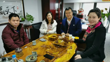 唐长江秘书长带队走访苏州乾坤机械,商谈协会建设和合作事宜